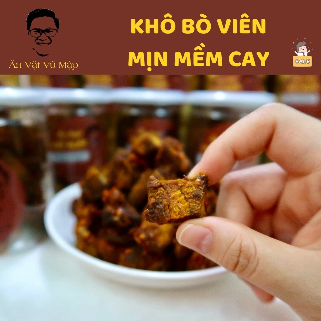 [ANVATVUMAP - NHÀ LÀM 100%] Khô Bò Viên Cay Mềm 300gr - Loại Siêu Ngon Đậm Vị Loại Ngon | BigBuy360 - bigbuy360.vn