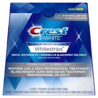 Combo 5 Miếng dán trắng răng Crest White thuộc dòng sản phẩm Crest 3D