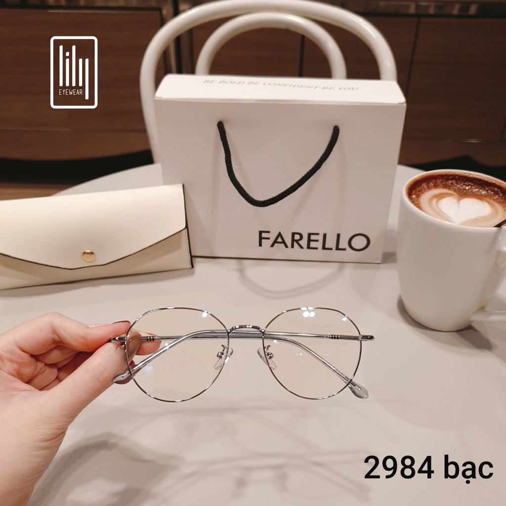 Gọng kính cận nữ Lilyeyewear kim loại, mắt tròn, nhiều màu - Y2984 #7