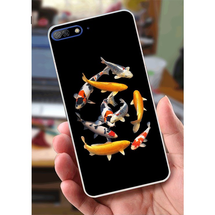 Ốp Lưng Huawei Y7 Pro (2018) (Dẻo) - Đàn Cá Chép Nhật Đẹp