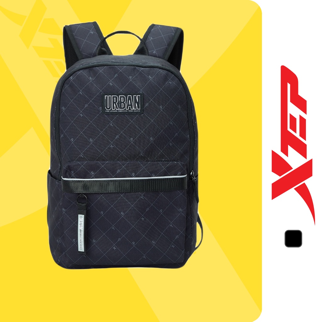 Balo da thời trang Xtep dòng Unisex Old School Backpack họa tiết Damier 879337110010
