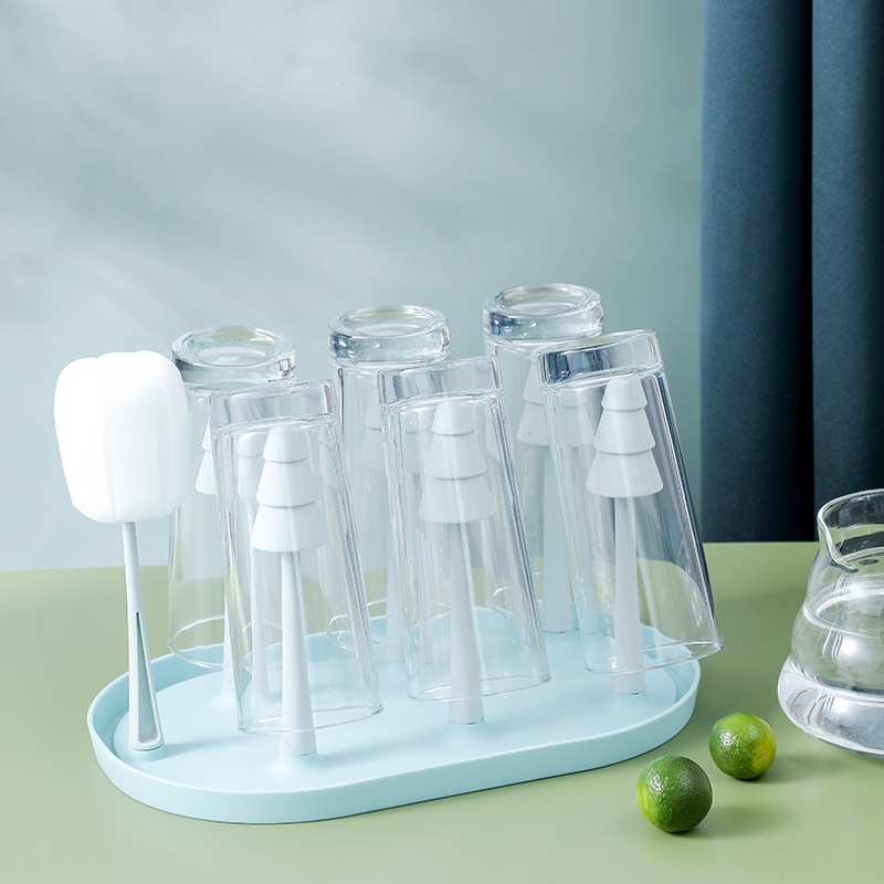 Giá Đỡ Cốc Nước Bằng Nhựa Thiết Kế Biến Hình Phong Cách Scandinavian Châu Âu