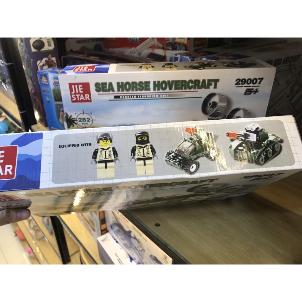 Lego tàu chiến quân sự 282 chi tiết