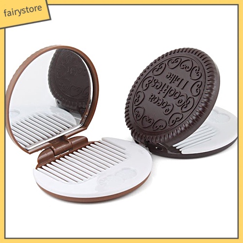 Bộ Gương Lược Hình Bánh Cookie Dễ Thương