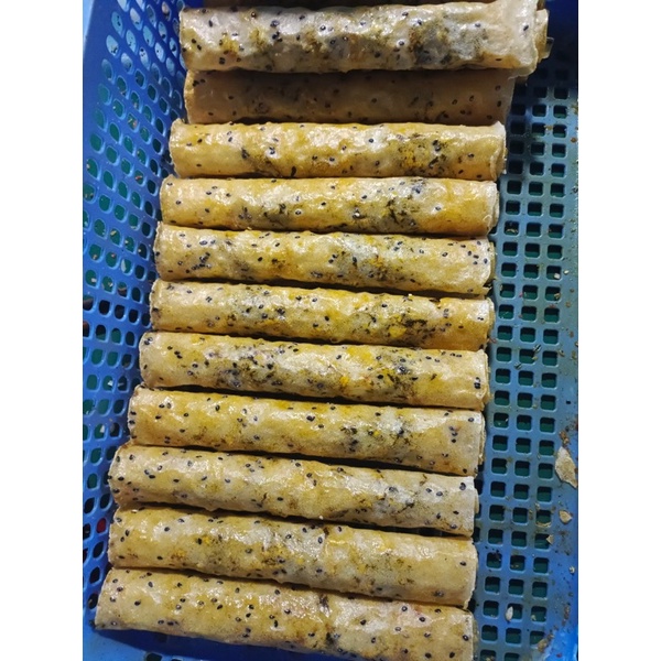 Combo 10c bánh tráng Anh Bảy Mập bánh nướng mắm ruốc chà bông