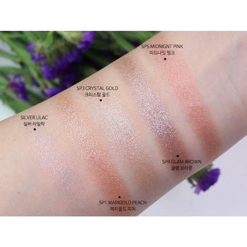 Có sẵn - Phấn nhũ mắt KLAVUU Urban Pealsation cho đôi mắt lung linh tone 1, 2, 3, 4, 5