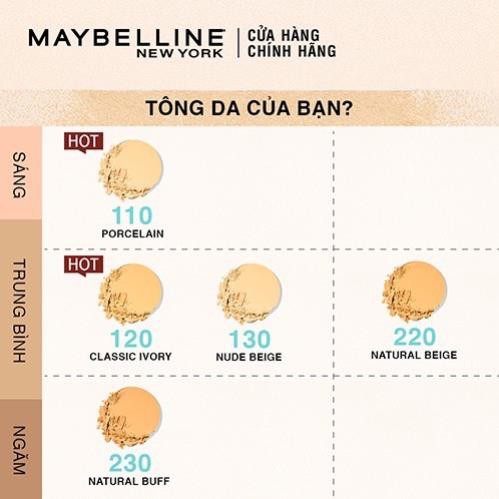 Phấn Phủ Mịn Nhẹ Kiềm Dầu Fit Me Matte Poreless Powder Maybelline New York 8.5g - MoCi Cosmestics | BigBuy360 - bigbuy360.vn