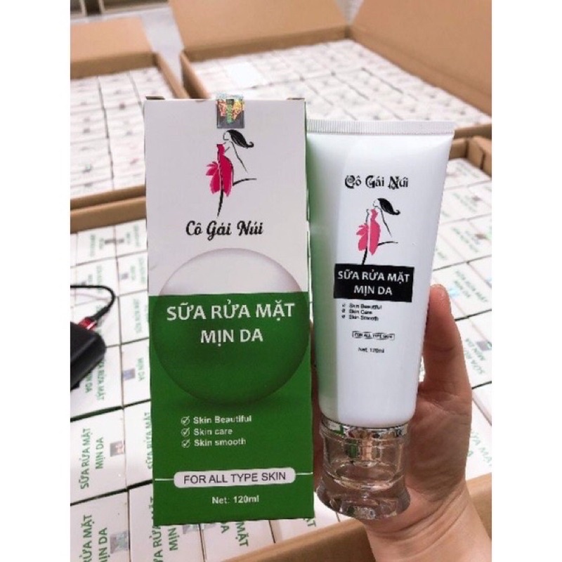 sửa rửa mặt cô gái núi