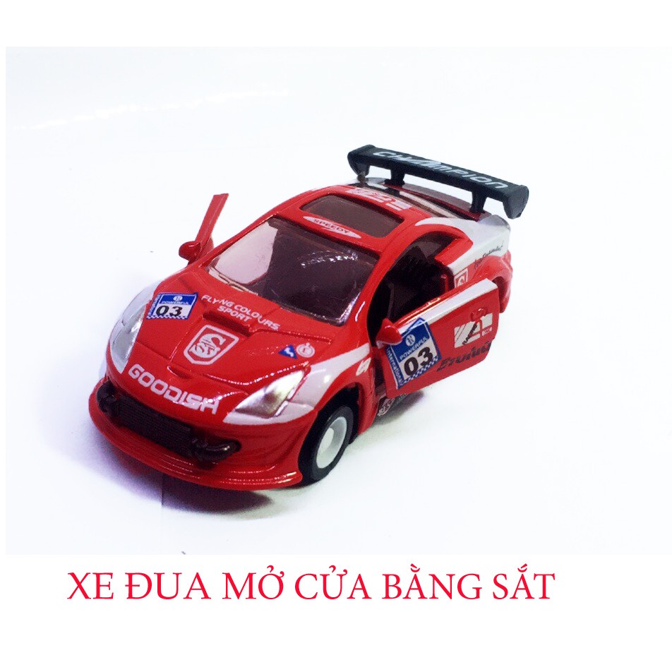 SET 4 XE ĐUA MỞ CỬA BẰNG SẮT