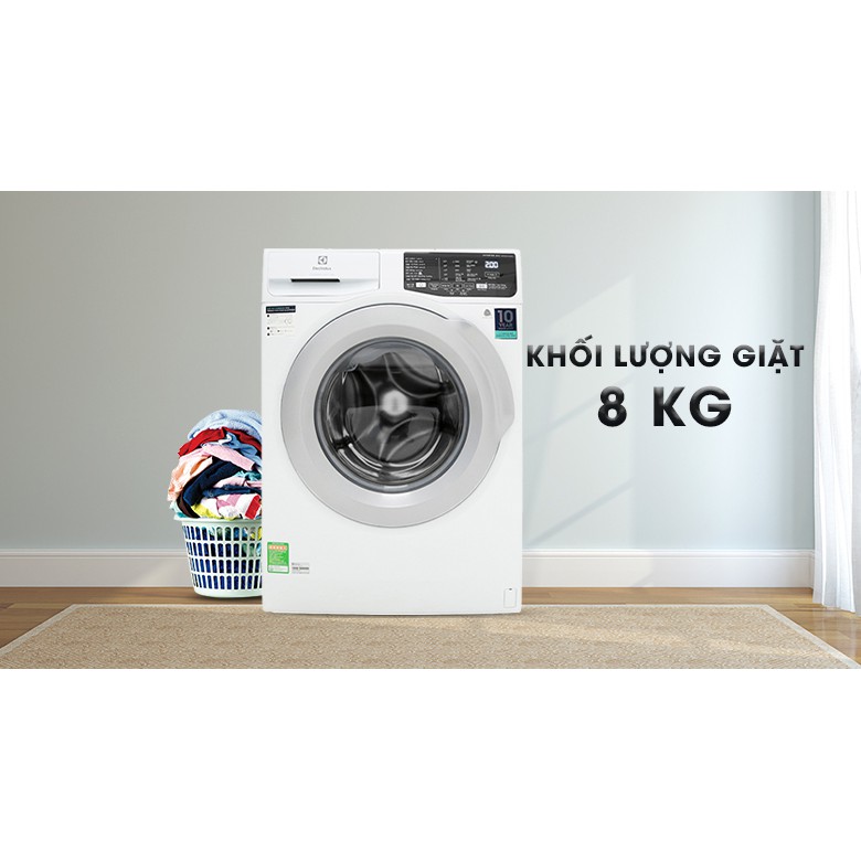 Máy giặt Electrolux Inverter 8 kg EWF8025CQWA