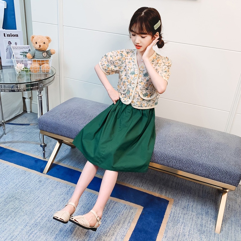 Bộ áo váy Hàn Quốc bé gái dễ thương