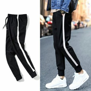 Quần Jogger Nam Nữ 1 sọc bo chân vải nỉ dày dặn
