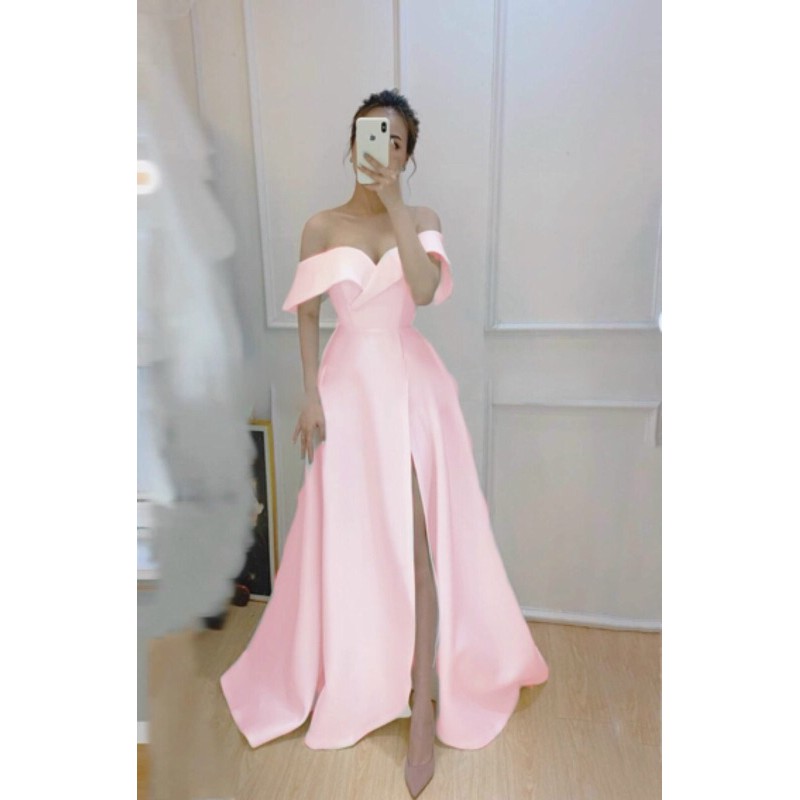 ĐẦM MAXI TRỄ VAI ( ảnh thật và vide do chủ shop tự quay 1000%)