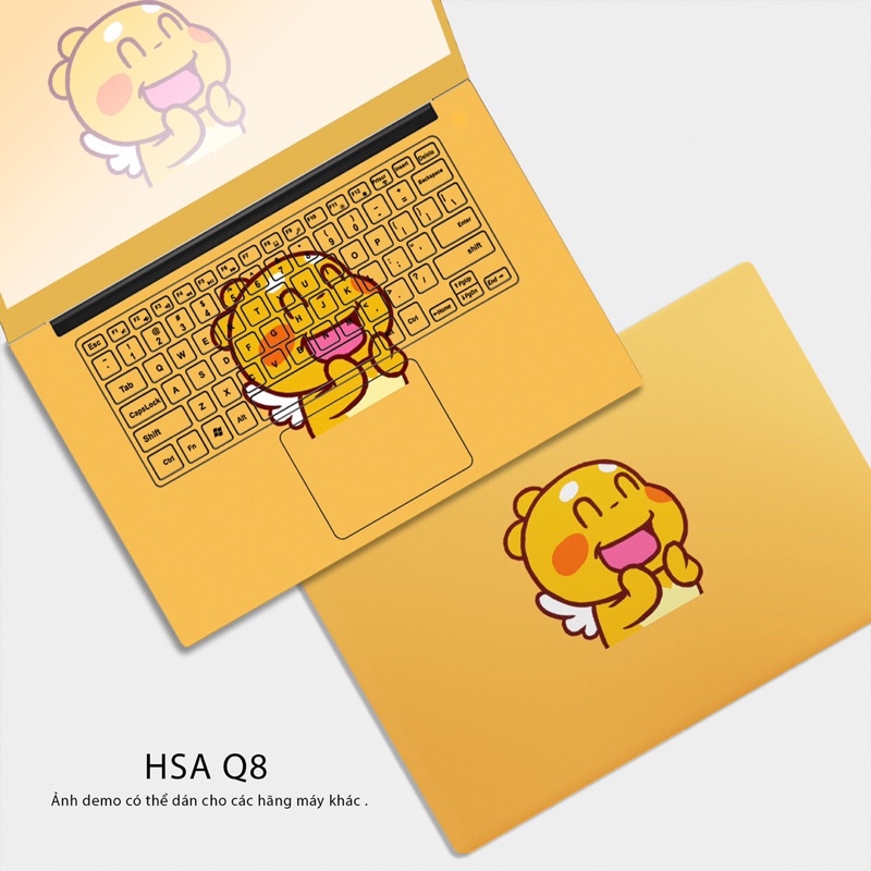 Bộ Skin Dán Laptop - Mẫu Sticker Ong Vàng Dễ Thương - Dành Cho Tất Cả Các Dòng Laptop