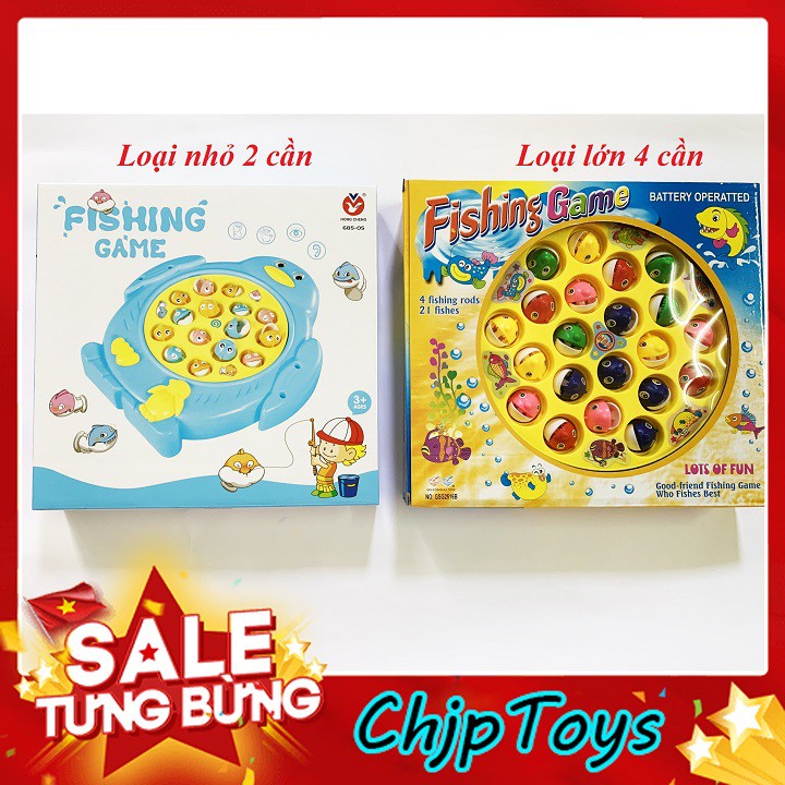 Đồ Chơi Câu Cá Cho Bé Cao Cấp 2 Loại Lựa Chọn, Màu Sắc Đa Dạng, Chạy Pin Phát Nhạc Vui Nhộn, Chơi Theo Đội Nhóm