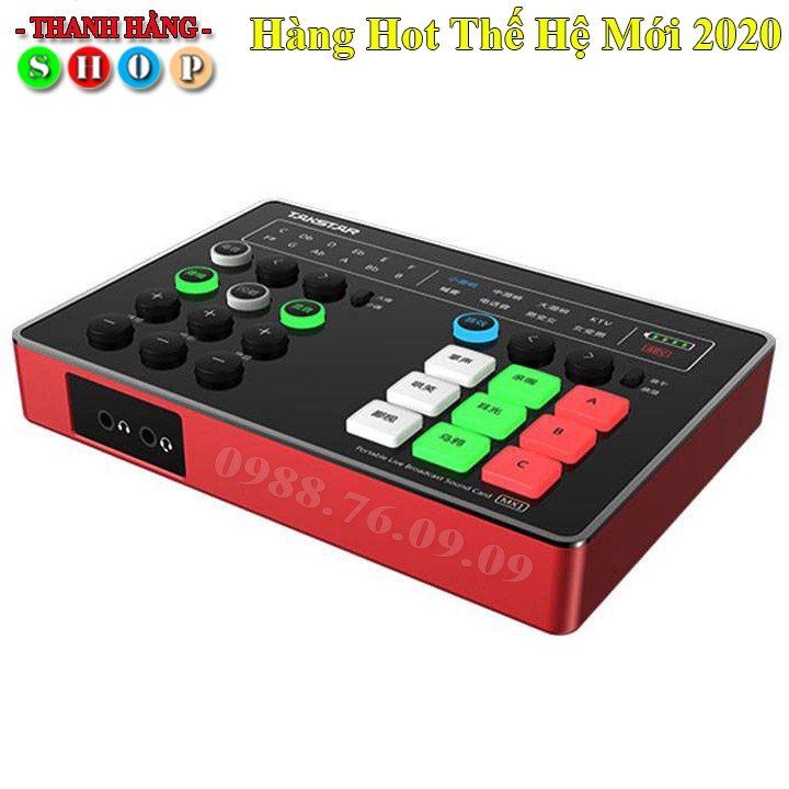 Soundcard hát karaoke Auto Tune Takstar SC-M1 Hàng mới 2020