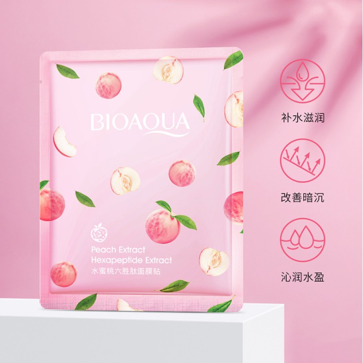 Mặt nạ trái cây Bioaqua Trái Đào Peach giúp dưỡng ẩm, làm trắng, chăm sóc da chuyên sâu 25ml | BigBuy360 - bigbuy360.vn