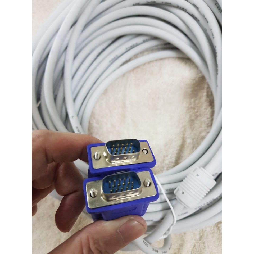 Cable máy tính VGA dài 15 mét -cáp nối máy tính với màn hình, máy chiếu - Cable vga 15 mét
