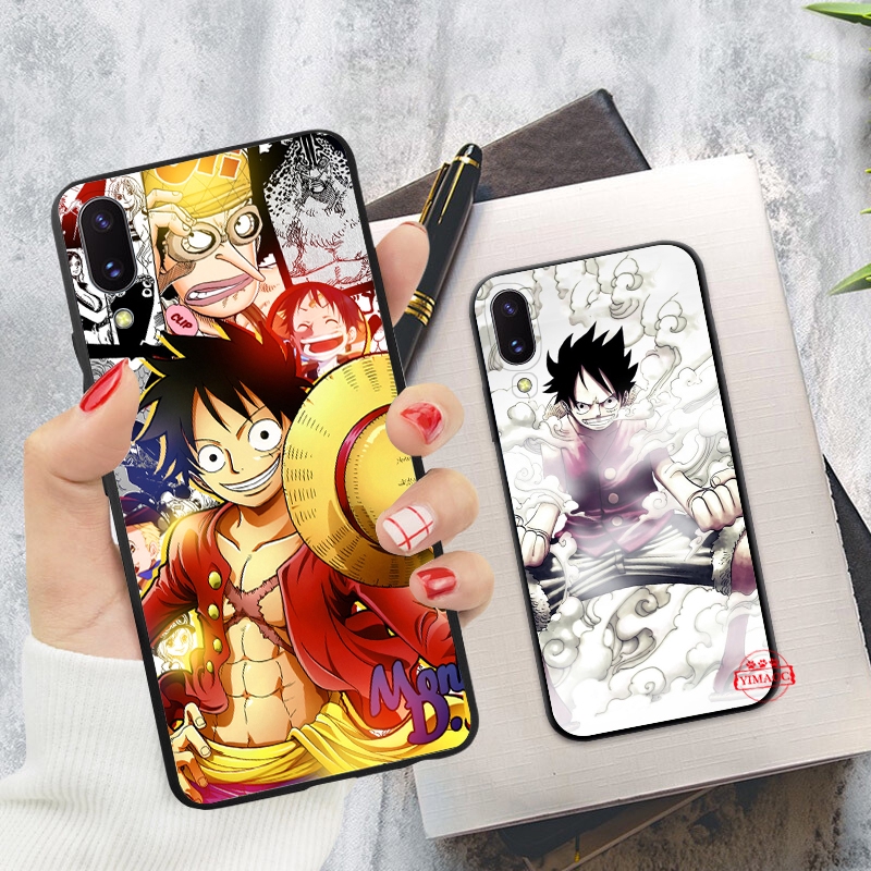Ốp điện thoại mềm in hình Luffy One Piece cho Samsung Note 8 9 10 Plus A10S A20S A30S A40S A50S A70S