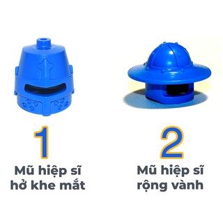 [1 Cái, Chọn Loại] LEGO Castle / Kingdom: Mũ Hiệp Sĩ, Mũ Lính Trung Cổ, Nexo Knights Đan Mạch