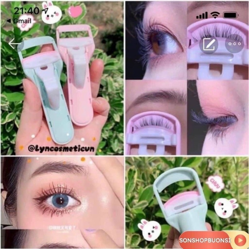 Dụng Cụ Bấm Mi Siêu Cong Kiểu Dáng Siêu Dễ Thương, Uốn Lông My 3D Trang Điểm, Makeup - Mỹ Phẩm Nội Địa Trung