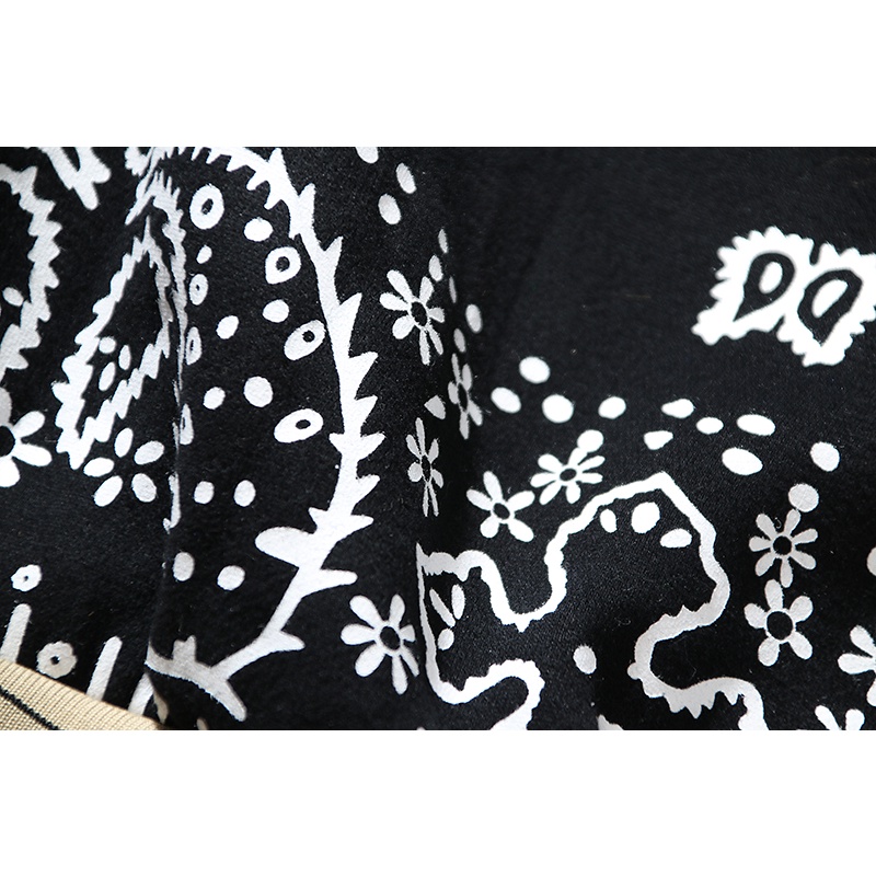 Rh Áo Khoác Bóng Chày Raglan Bằng Lông Cừu In Hoa Tia Chớp Đường Phố Mỹ Cao Cấp