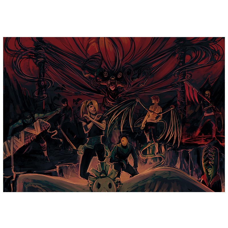 Poster Phim Anime NARUTO 50.5 * 35cm