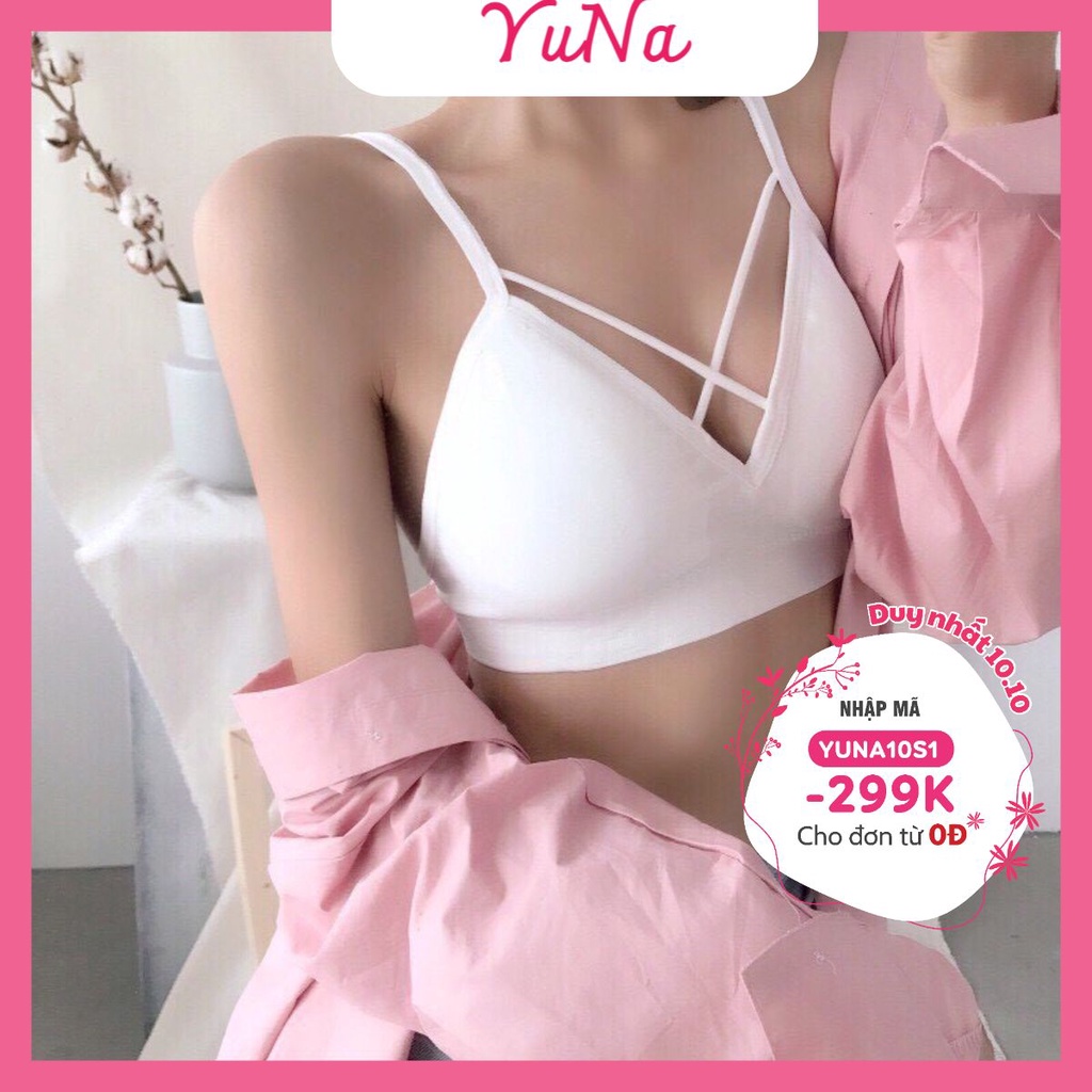 Áo lót bra chéo ngực tập gym yoga siêu nâng ngực co dãn bồn chiều, phụ kiện thời trang nữ MAIKA