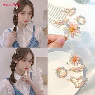 Kẹp tóc đính đá phong cách Hàn Quốc