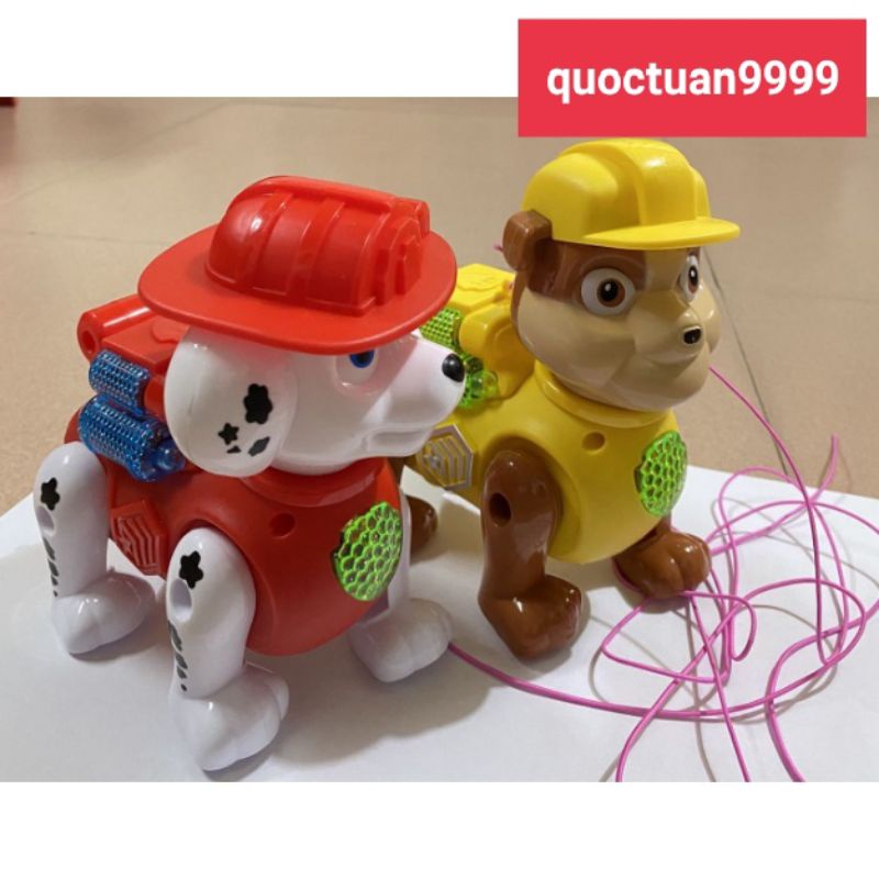 Đồ chơi con chó cứu hộ bò phát nhạc và đèn ngộ nghĩnh