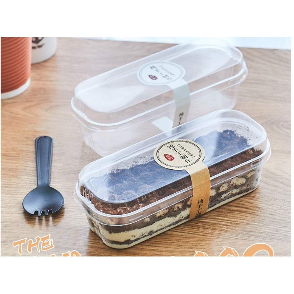 50 cái oval dài trong W599 hoặc XY599 dùng để đựng bánh mousse bánh tiramisu các loại | BigBuy360 - bigbuy360.vn