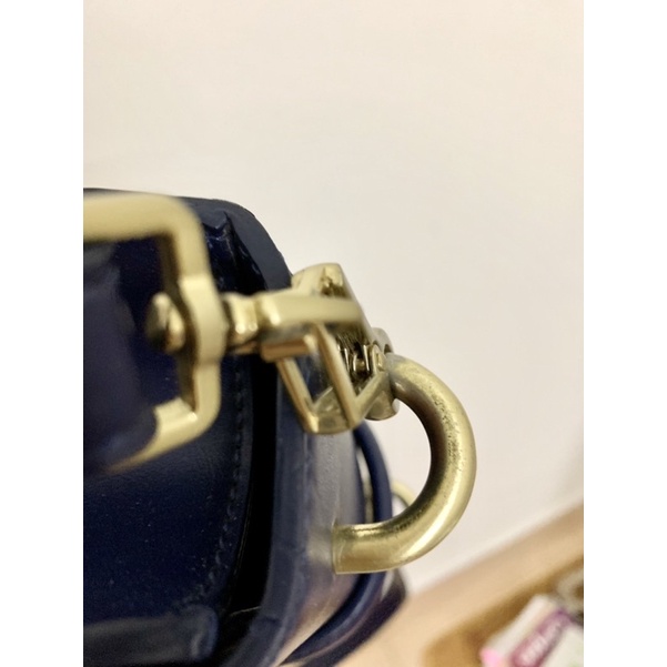 PASS TÚI ĐEO CHÉO XANH NAVY PEDRO NHƯ ẢNH USED MUA Ở NGA SING HN