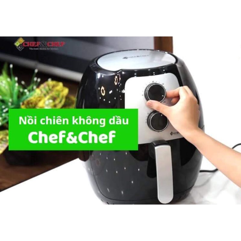 Nồi Chiên Không Dầu Chef &amp; Chef 6,5l cơ