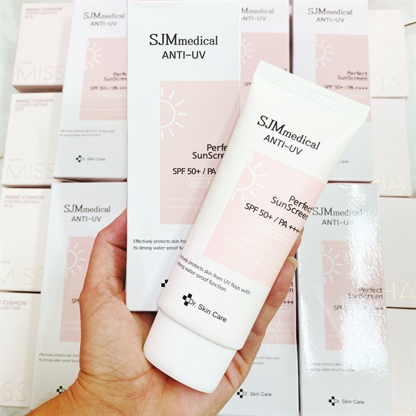 Kem chống nắng SJM Medical Anti-UV Perfect Sunscreen SPF50+/PA++++ 60g