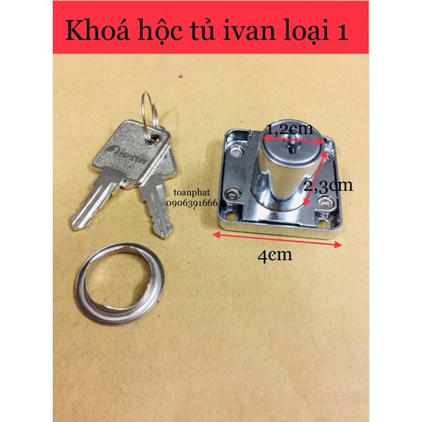 [Loại 1] Khoá hộc tủ,ngăn kéo ivan