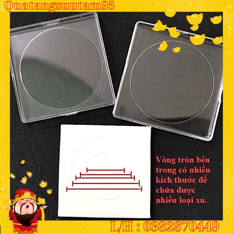 20 Hộp Đựng Xu Vuông Có Mút Có Thể Lắp Nhiều Kích Thước