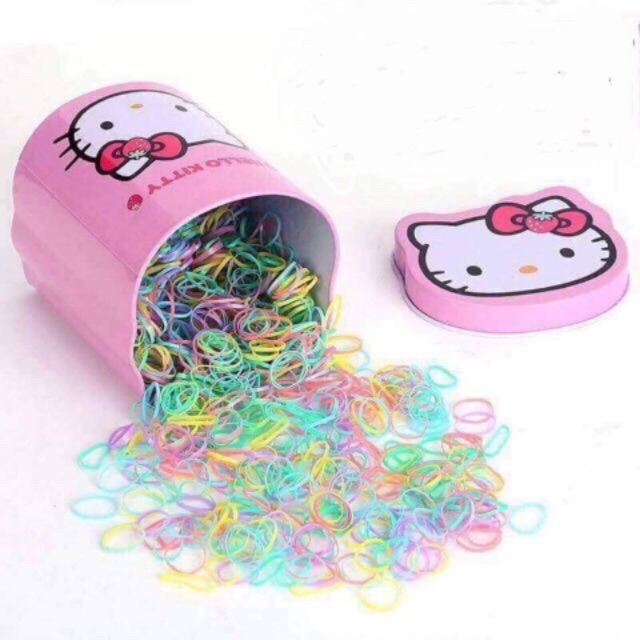 Hộp cột tóc Hello Kitty cho bé