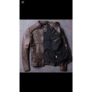 Áo da bò jacket biker - NDD leather