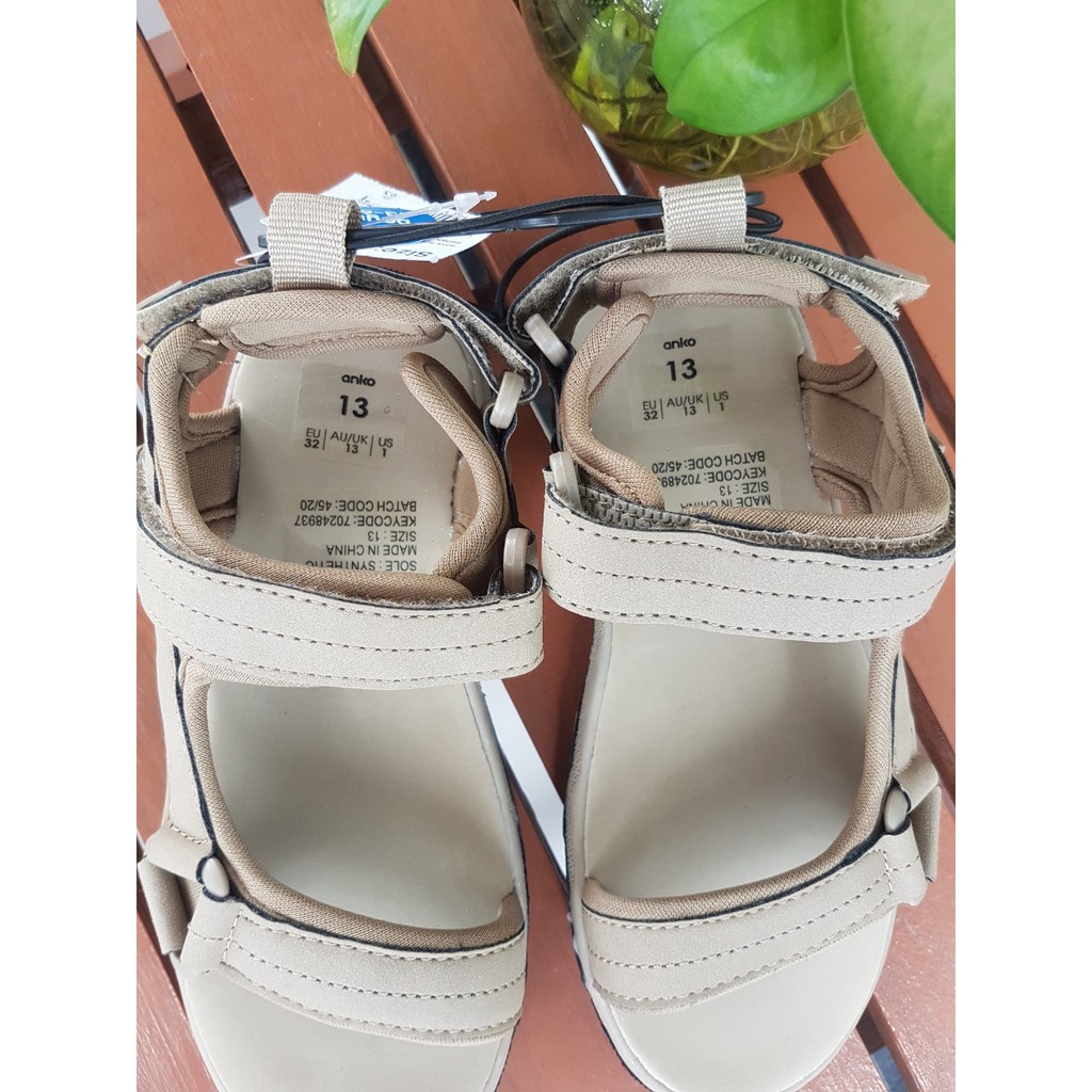 Giày Sandal Hiệu Anko cho Bé Trai - Size 13 (Hàng Úc)