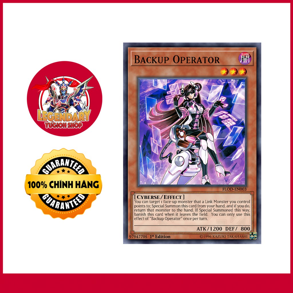 [Thẻ Bài Yugioh Chính Hãng] Backup Operator