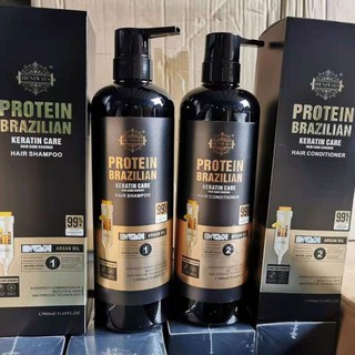 Dầu Gội Xả Collagen Phục Hồi Chuyên Sâu Heniways Brazilian 900ml,Mềm Mượt Thơm Như Nước Hoa Pháp