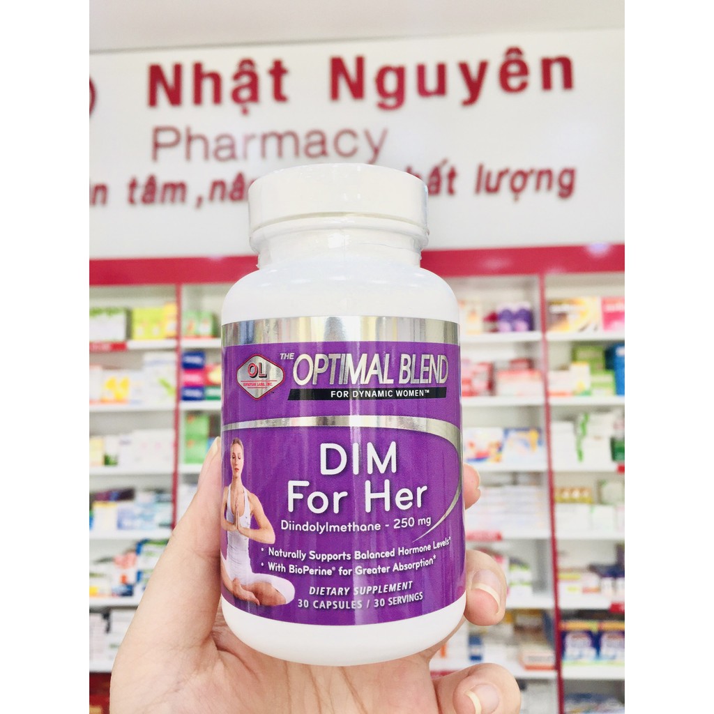 DIM FOR HER Olympian Labs - Viên uống cân bằng nội tiết tố nữ
