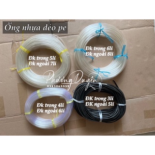Cuộn ống nhựa dẻo 28/35m phi 3-4-5-6li
