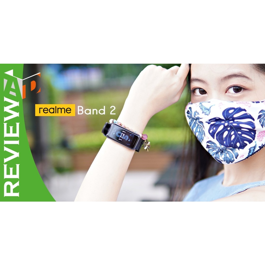 Vòng đeo tay Realme Band 2 chính hãng, Màn Hình Màu Lớn 1.4 Inch, Theo Dõi Nhịp Tim, đo nồng độ oxy máu.