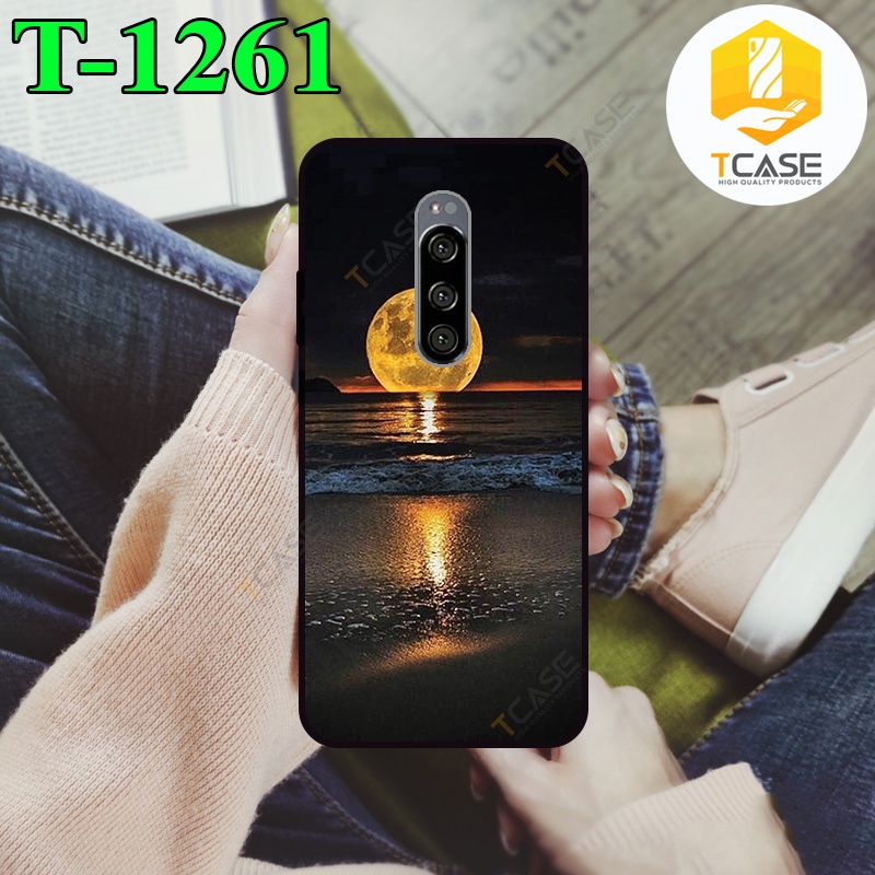 Ốp lưng Sony Xperia 1, Xperia 5 in hình trăng vàng