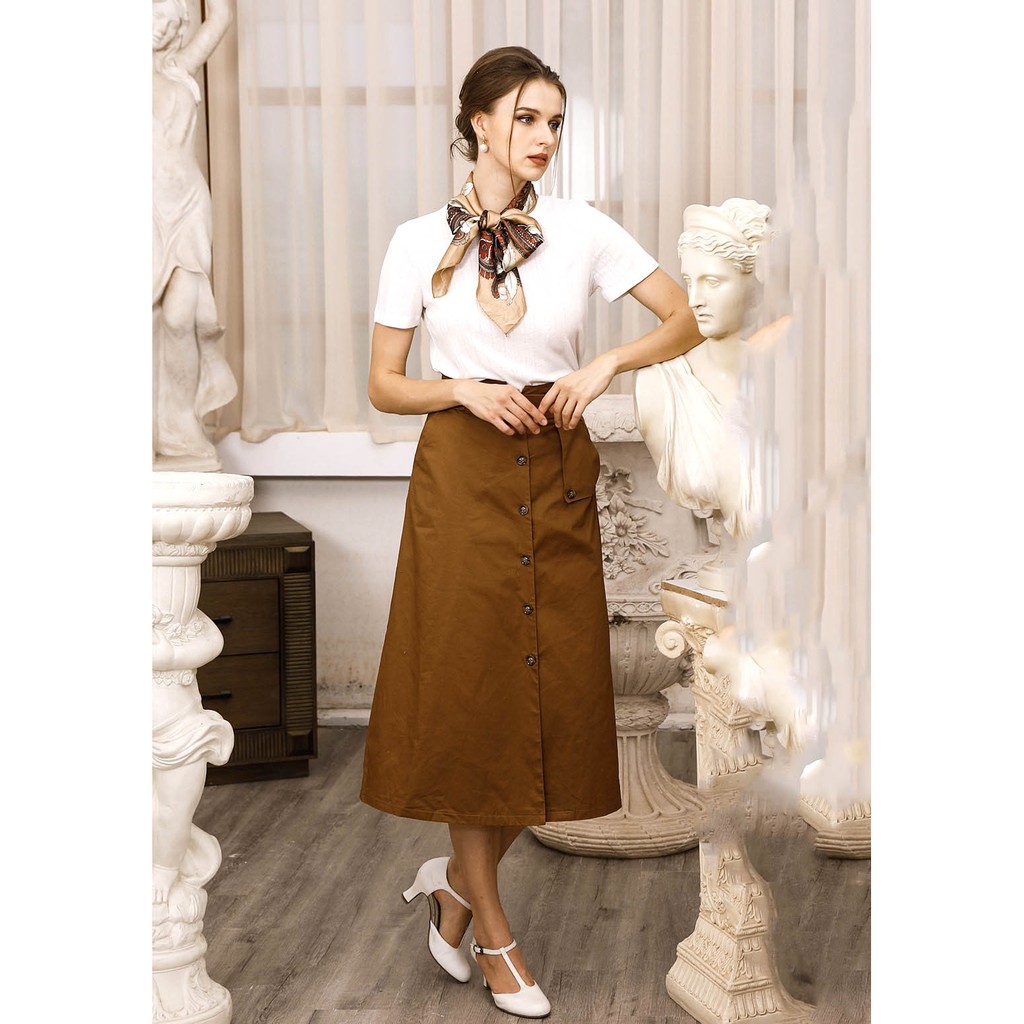 Áo thun cổ tròn, ngắn tay, thêu logo ở ngực Emspo ATS0401 (Trắng, Xanh, Tím)