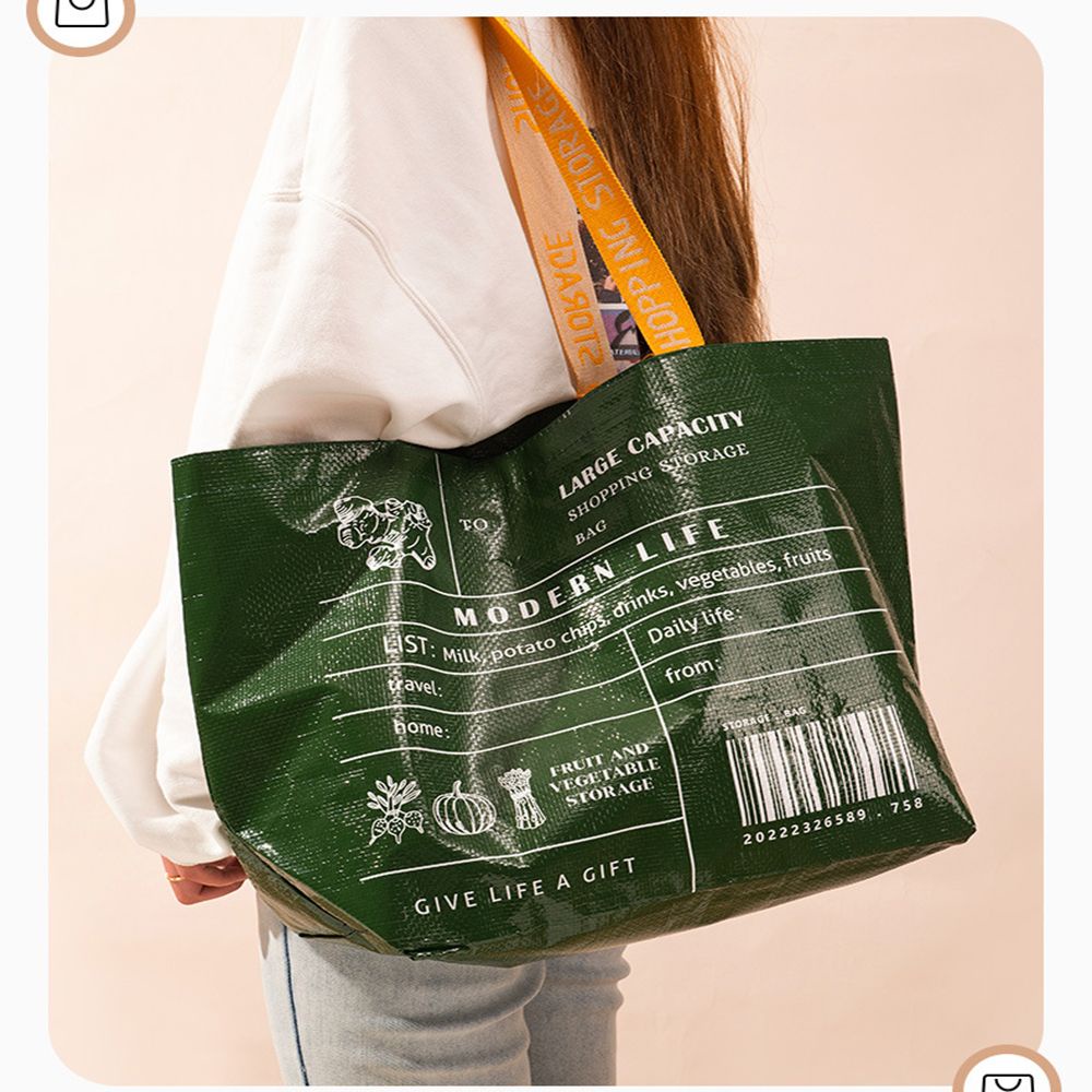 Túi mua sắm bằng nylon thân thiện với môi trường có thể giặt được