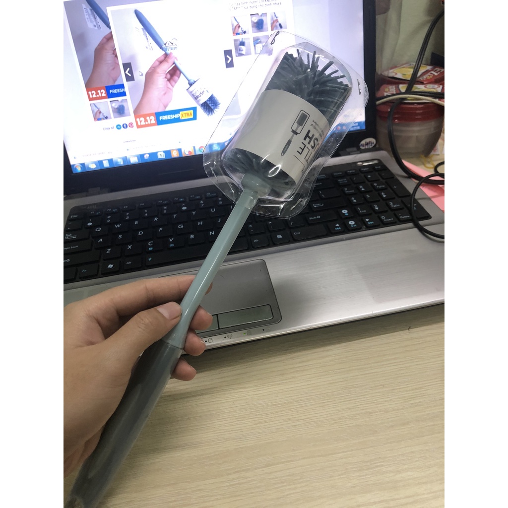 Cây cọ rửa bình Lock&Lock ETM117 300x46x43mm màu xanh - BABYHOPSG