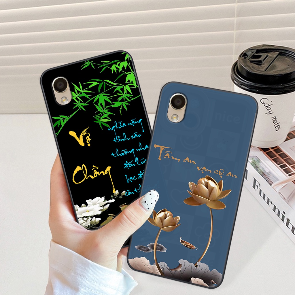 Ốp lưng Oppo A37 / Neo 9 / F1 Plus phiên bản cha mẹ - vợ chồng- chữ thư pháp Tâm, nhẫn, phúc lộc thọ cực đẹp và ý nghĩa