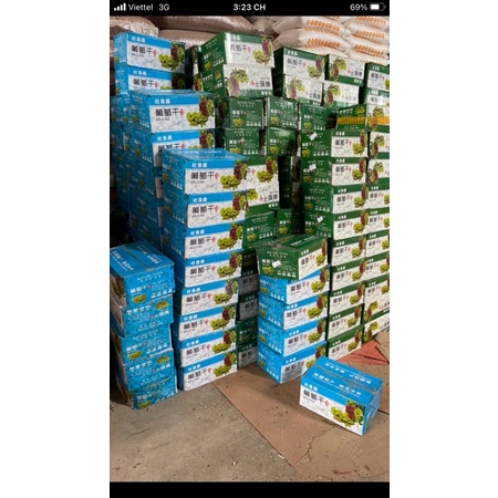 Nho xanh khô loại đẹp 1kg